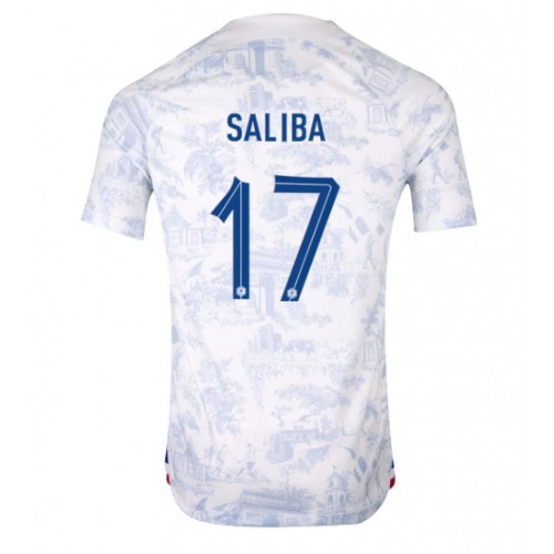 Fotbalové Dres Francie William Saliba #17 Venkovní MS 2022 Krátký Rukáv